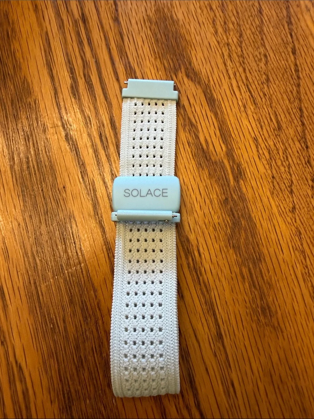 Solace Light Blue Breathable Replacement Wristband for Wearables